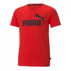 PUMA T-SHIRT ESSENTIAL BAMBINO Rosso