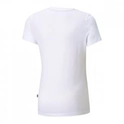 PUMA T-SHIRT ESSENTIAL BAMBINA Bianco -Offerta Economica Novità puma 587029 t shirt essential bambina abbigliamento bambino 042168801 02 2