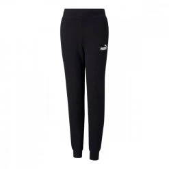 PUMA PANTALONI ESSENTIAL GARZATI BAMBINA Nero