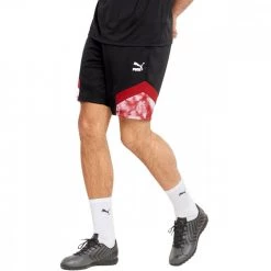 PUMA SHORT ICONIC MCS MILAN Nero -Offerta Economica Novità puma 765084 short iconic mcs mesh milan squadre calcio uomo 044477601 01 3