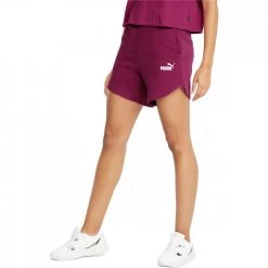 PUMA SHORTS ESSENTIAL VITA ALTA DONNA Fucsia -Offerta Economica Novità puma 848339 shorts essential donna sport style donna 044786501 86 3