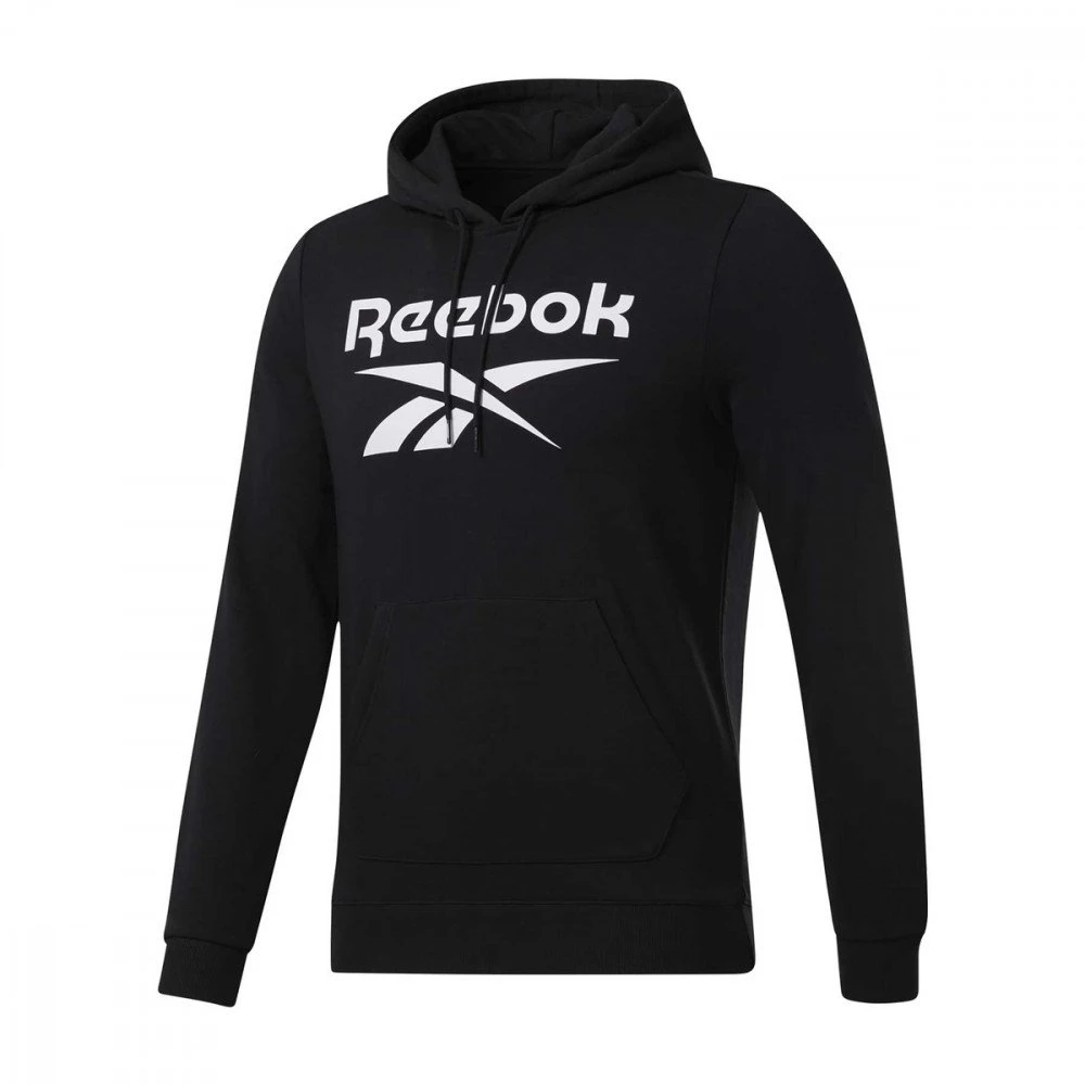 REEBOK FELPA CON CAPPUCCIO IDENTITY Nero 3 REEBOK FELPA CON CAPPUCCIO IDENTITY Nero