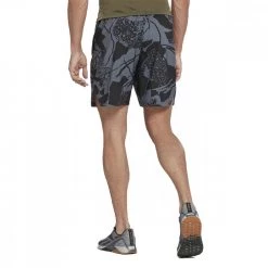 REEBOK SHORT WOR ALLOVER PRINT Nero -Offerta Economica Novità reebok ha1058 short wor allover print abbigliamento training e palestra uomo 044383901 blk 3