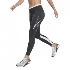 REEBOK LEGGINGS WORKOUT Nero -Offerta Economica Novità reebok hb1058 leggings workout abbigliamento training e palestra donna 044384701 blk 2