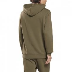 REEBOK FELPA CON CAPPUCCIO IDENTITY Verde -Offerta Economica Novità reebok hf0770 felpa con cappuccio identity abbigliamento training e palestra uomo 044385701 army 3