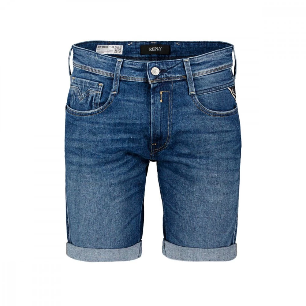 REPLAY BERMUDA IN JEANS NEW ANBASS Blu 3 REPLAY BERMUDA IN JEANS NEW ANBASS Blu