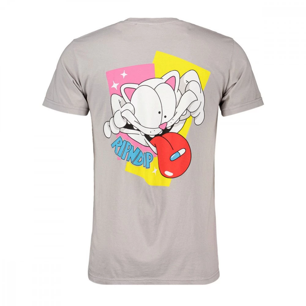 RIPNDIP T-SHIRT TAKE YOUR MEDS Grigio 4 RIPNDIP T-SHIRT TAKE YOUR MEDS Grigio - immagine 2