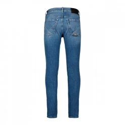 ROY ROGERS JEANS SKINNY FALANGHINA Blu -Offerta Economica Novità roy rogers p22rru076d449 jeans skinny fondo 16 falanghina casual uomo 044672101 1630 3