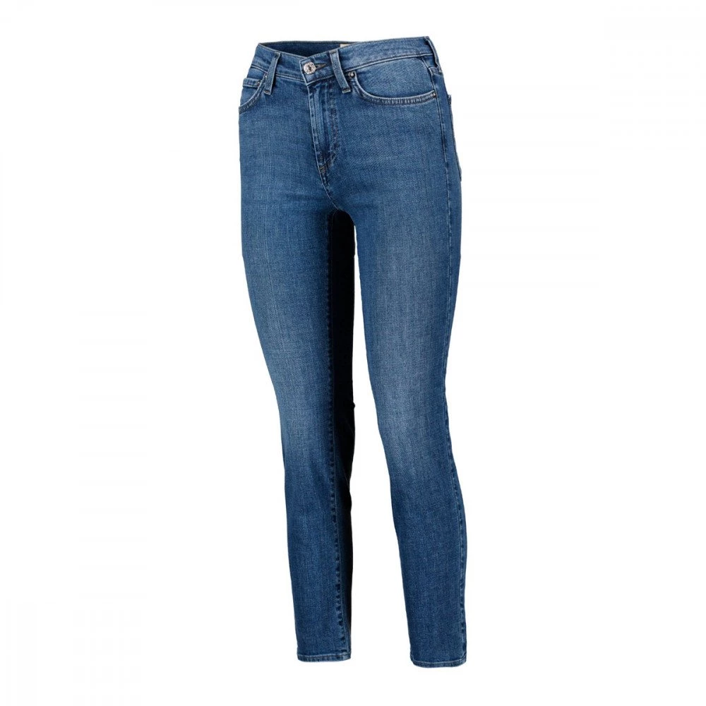 ROY ROGERS JEANS STRAIGHT PATTALA DONNA Blu 4 ROY ROGERS JEANS STRAIGHT PATTALA DONNA Blu - immagine 2