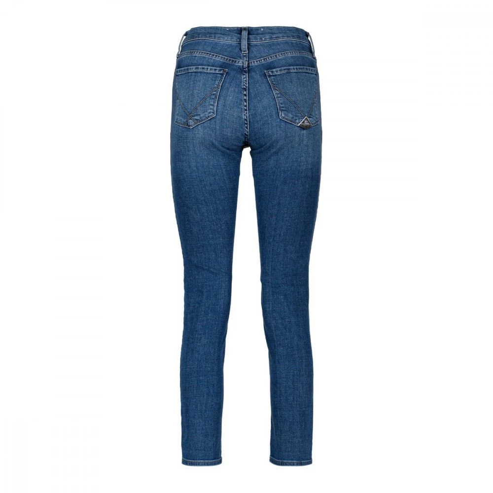 ROY ROGERS JEANS STRAIGHT PATTALA DONNA Blu 5 ROY ROGERS JEANS STRAIGHT PATTALA DONNA Blu - immagine 3