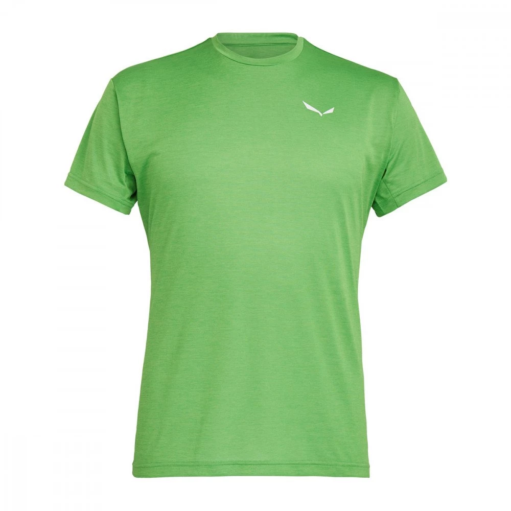 SALEWA T-SHIRT PUEZ MELANGE DRY TEE Verde 3 SALEWA T-SHIRT PUEZ MELANGE DRY TEE Verde