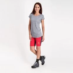 SALEWA T-SHIRT PUEZ MELANGE DONNA Grigio -Offerta Economica Novità salewa 26538 t shirt puez melange dry ton donna abbigliamento montagna donna 035690501 0538 5