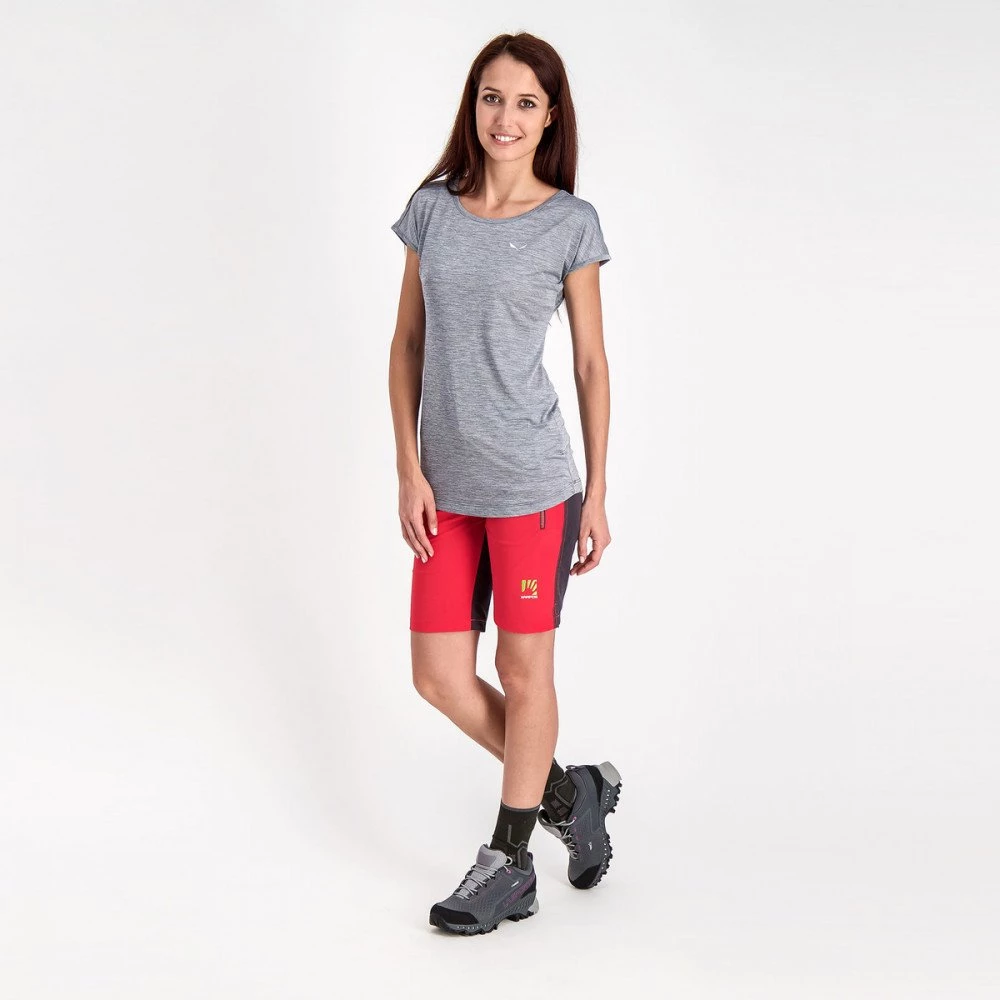 SALEWA T-SHIRT PUEZ MELANGE DONNA Grigio - immagine 5