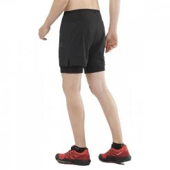 SALOMON SHORT SENSE 2IN1 -Offerta Economica Novità salomon lc1743700 short sense 2in1 abbigliamento running uomo 044887401 3700 4