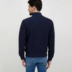 SAVE THE DUCK BOMBER BI-MATERIALE Blu -Offerta Economica Novità save the duck d30008mremi bomber bi materiale giacconi uomo 044997001 90000 4