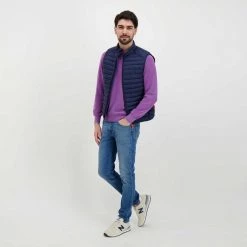 SAVE THE DUCK PIUMINO SMANICATO ADAM Blu -Offerta Economica Novità save the duck d82410mgiga piumino smanicato adam giacconi uomo 044997901 90000 6