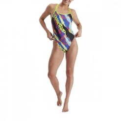 SPEEDO COSTUME INTERO ALV S-BACK Multicolor -Offerta Economica Novità speedo 8 alv s back af costumi nuoto e piscina donna 044550501 bkgr 3