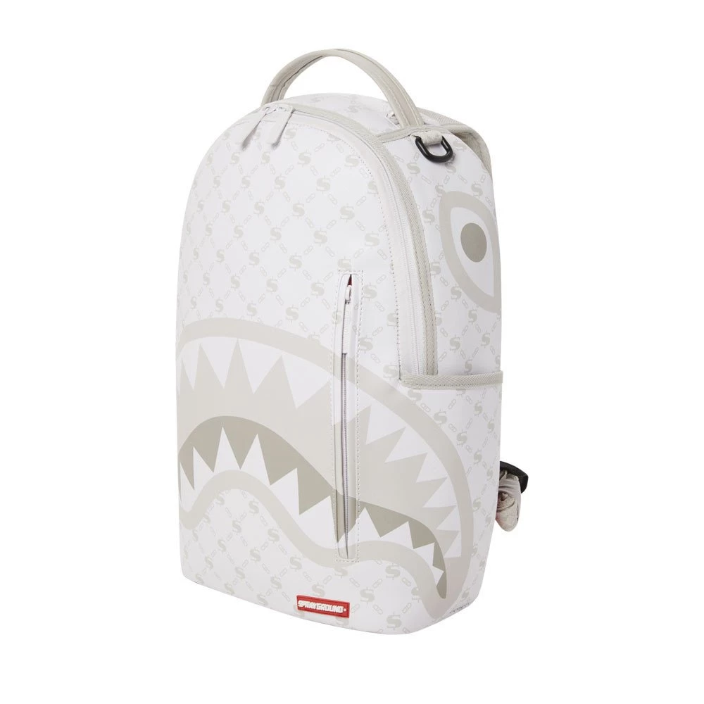 SPRAYGROUND ZAINO MONEY BRICK Bianco 5 SPRAYGROUND ZAINO MONEY BRICK Bianco - immagine 3