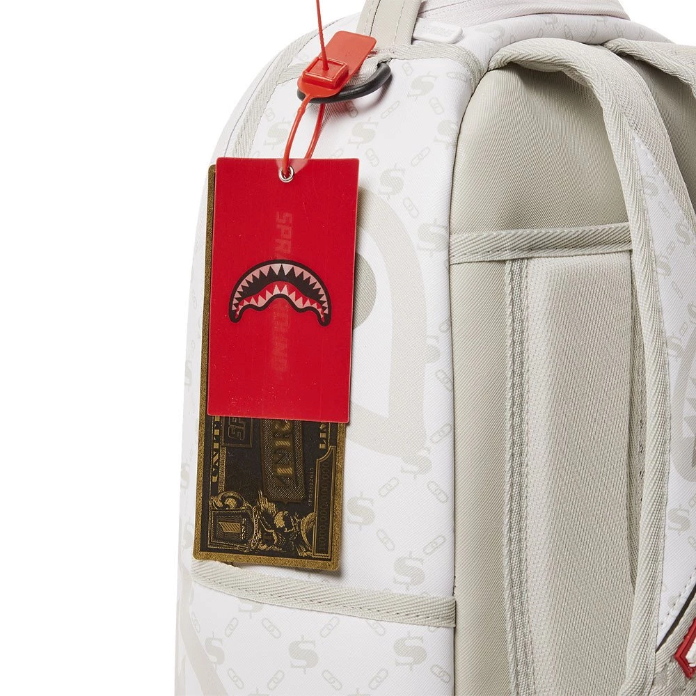 SPRAYGROUND ZAINO MONEY BRICK Bianco 8 SPRAYGROUND ZAINO MONEY BRICK Bianco - immagine 6