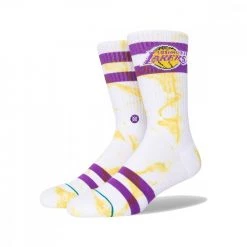 STANCE CALZE LAKERS DYED Bianco