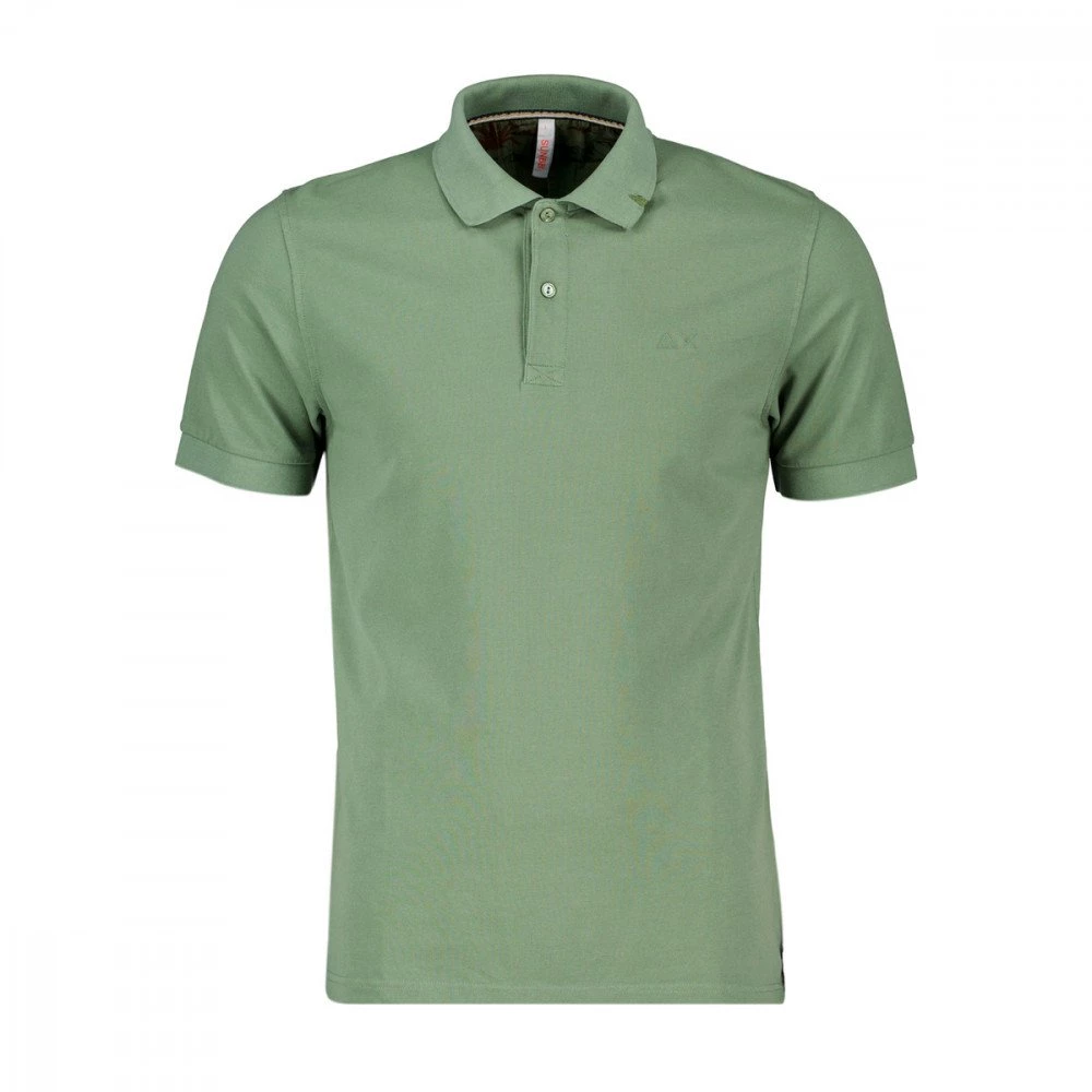 SUN 68 POLO COLD DYE CON DETTAGLIO Verde