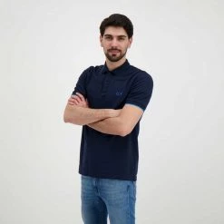 SUN 68 POLO CON PIPING Blu -Offerta Economica Novità sun 68 a32110 polo con piping casual uomo 044815801 07 4