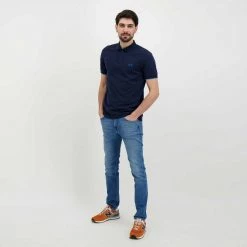 SUN 68 POLO CON PIPING Blu -Offerta Economica Novità sun 68 a32110 polo con piping casual uomo 044815801 07 5