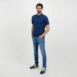 SUN 68 POLO CON PIPING Blu 11 SUN 68 POLO CON PIPING Blu -Offerta Economica Novità sun 68 a32110 polo con piping casual uomo 044816301 80 5