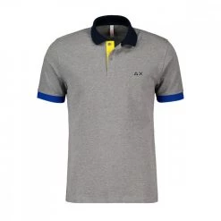 SUN 68 POLO TRICOLOR Grigio -Offerta Economica Novità sun 68 a32113 polo tricolor casual uomo 044816701 34 2