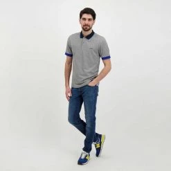 SUN 68 POLO TRICOLOR Grigio -Offerta Economica Novità sun 68 a32113 polo tricolor casual uomo 044816701 34 6