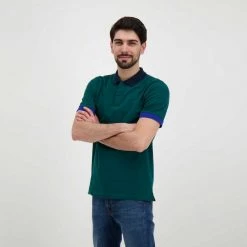 SUN 68 POLO TRICOLOR Verde -Offerta Economica Novità sun 68 a32113 polo tricolor casual uomo 044816801 50 5