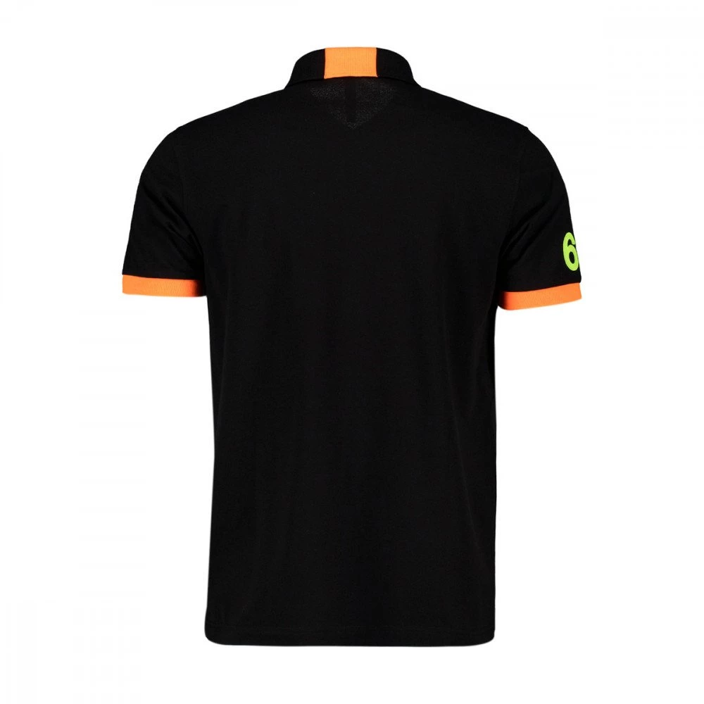 SUN 68 POLO MACRO LOGO FLUO Nero 4 SUN 68 POLO MACRO LOGO FLUO Nero - immagine 2