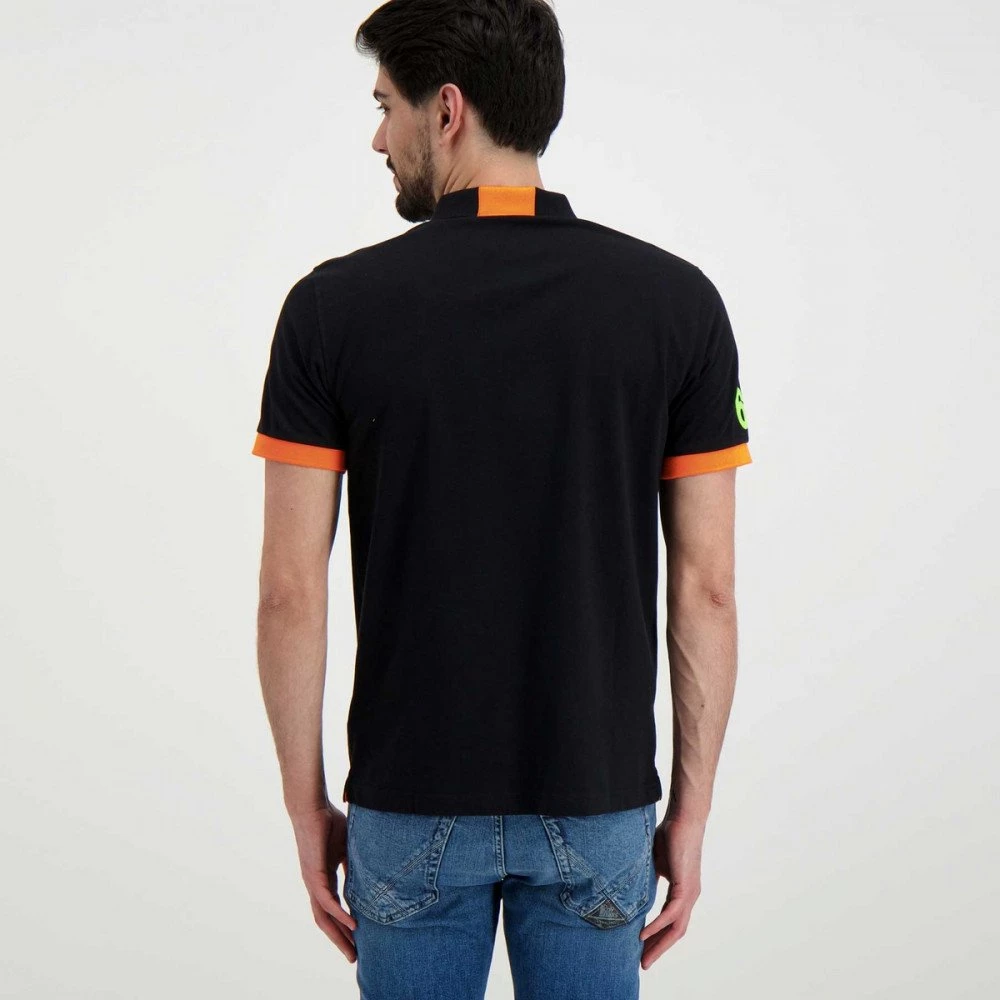 SUN 68 POLO MACRO LOGO FLUO Nero 6 SUN 68 POLO MACRO LOGO FLUO Nero - immagine 4