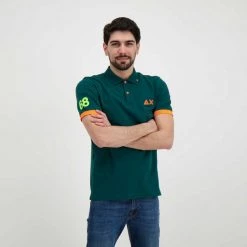 SUN 68 POLO MACRO LOGO FLUO Verde 12 SUN 68 POLO MACRO LOGO FLUO Verde -Offerta Economica Novità sun 68 a32120 polo macro logo fluo casual uomo 044817301 50 5