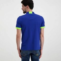SUN 68 POLO MACRO LOGO FLUO Royal -Offerta Economica Novità sun 68 a32120 polo macro logo fluo casual uomo 044817401 58 4