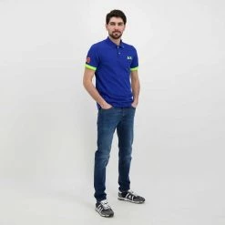 SUN 68 POLO MACRO LOGO FLUO Royal -Offerta Economica Novità sun 68 a32120 polo macro logo fluo casual uomo 044817401 58 6