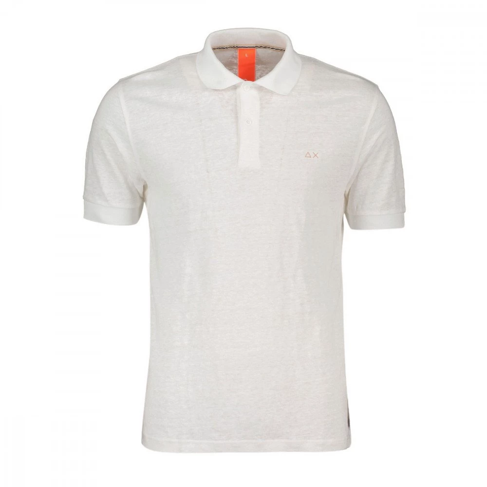 SUN 68 POLO IN LINO Bianco 3 SUN 68 POLO IN LINO Bianco
