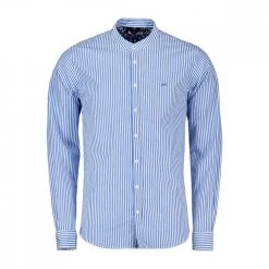 SUN 68 CAMICIA COLLO COREANA Bianco, Blu
