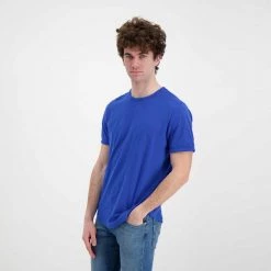 SUN 68 T-SHIRT COTONE FIAMMATO LOGO Royal -Offerta Economica Novità sun 68 t32112 t shirt cotone fiammato logo casual uomo 044819001 12 4