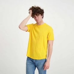 SUN 68 T-SHIRT COTONE FIAMMATO LOGO -Offerta Economica Novità sun 68 t32112 t shirt cotone fiammato logo casual uomo 044863901 40 4