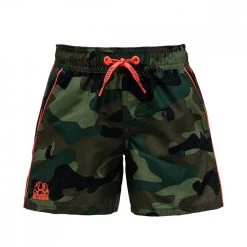 SUNDEK BOXER CON ELASTICO E PIPING CAMO BAMBINO Verde