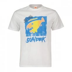 T-SHIRT GRAFICHE SUNDEK Bianco