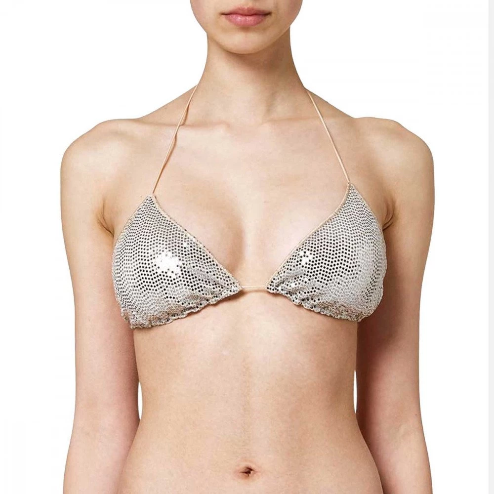 SUNDEK TRIANGOLO PAILETTES JENNIFER DONNA Oro 3 SUNDEK TRIANGOLO PAILETTES JENNIFER DONNA Oro