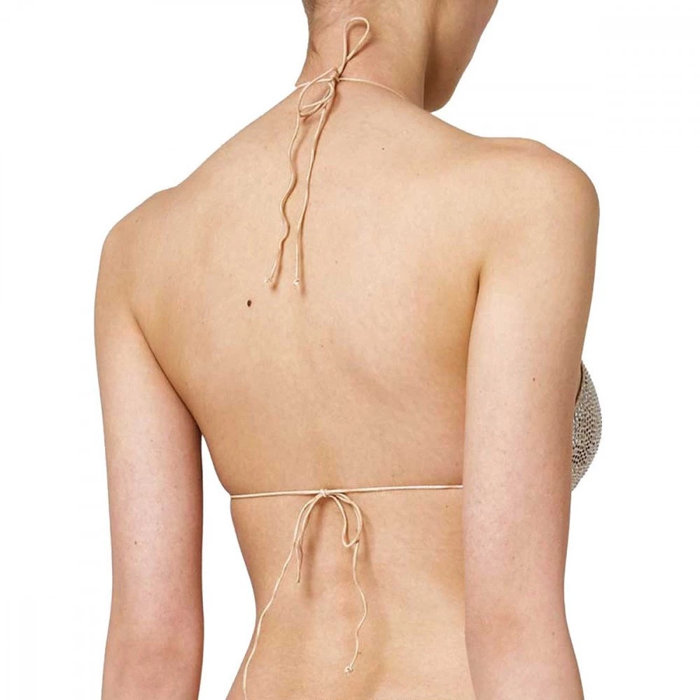 SUNDEK TRIANGOLO PAILETTES JENNIFER DONNA Oro 4 SUNDEK TRIANGOLO PAILETTES JENNIFER DONNA Oro - immagine 2