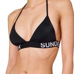 SUNDEK TRIANGOLO ELASTICO LOGO AIDA DONNA Nero -Offerta Economica Novità sundek w102ktl3000 top triangolo logo aida donna mare donna 045083601 00400 3