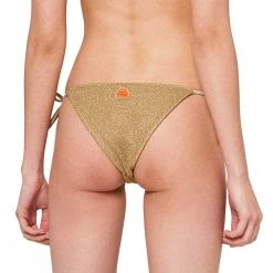 SUNDEK SLIP REGOLABILE LUREX ANITA DONNA Oro -Offerta Economica Novità sundek w206kbl6100 slip laccetti anita donna mare donna 045085201 10100 2