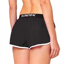SUNDEK SHORT ELASTICO LOGO LULIN DONNA Nero -Offerta Economica Novità sundek w636bdp8100 short mesh elastico logo donna mare donna 045087201 00400 2