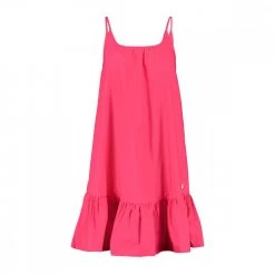 SUNDEK ABITO SPALLINA IN POPELINE DONNA Fucsia