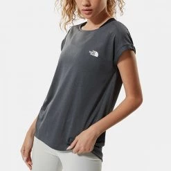 THE NORTH FACE T-SHIRT TANKEN DONNA Grigio -Offerta Economica Novità the north face nf0a2s7fpax t shirt tanken donna abbigliamento montagna donna 042245101 pax 3