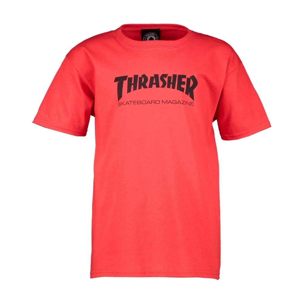 THRASHER T-SHIRT SKATE MAGAZINE BAMBINO Rosso 3 THRASHER T-SHIRT SKATE MAGAZINE BAMBINO Rosso